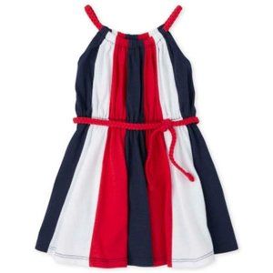 Girls Americana Striped Dress